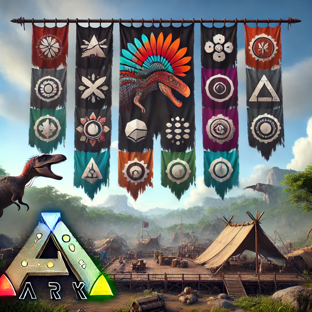 ark survival evolved (2017) game icons banners